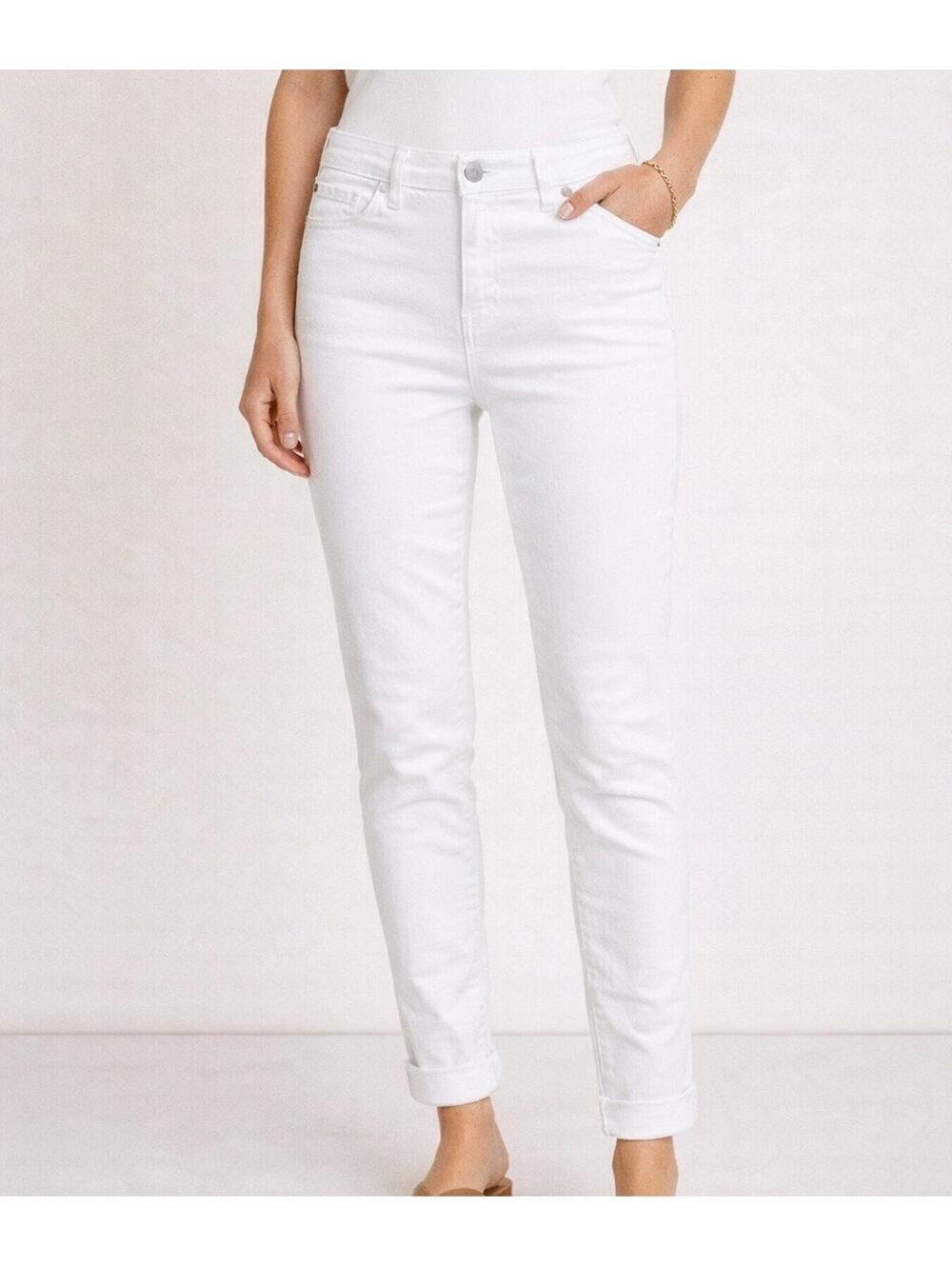 Abercrombie & Fitch White Jeans Women’s 28 Skinny High Rise Stretch Denim Casual